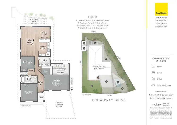 Floorplan of Homely house listing, 40 Broadway Drive, Oxenford QLD 4210