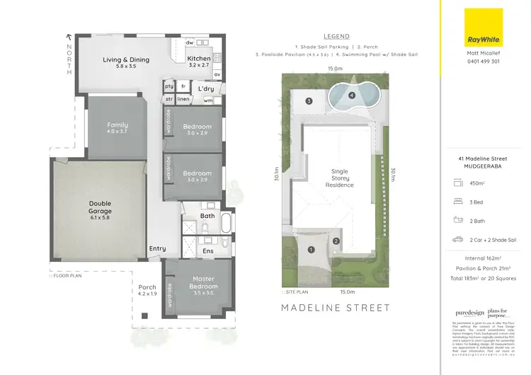 Floorplan of Homely house listing, 41 Madeline Street, Mudgeeraba QLD 4213