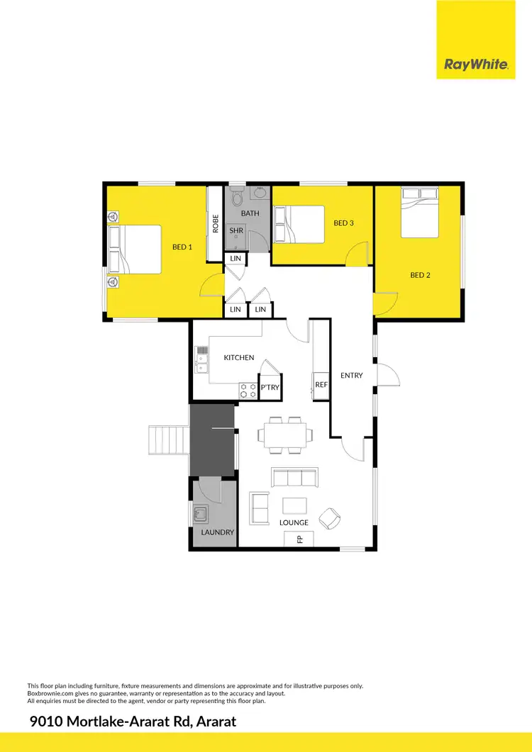 Floorplan of Homely house listing, 9010 Mortlake-Ararat Road, Ararat VIC 3377