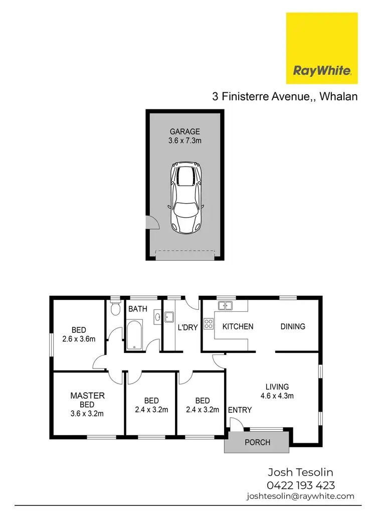 Floorplan of Homely house listing, 3 Finisterre Avenue, Whalan NSW 2770