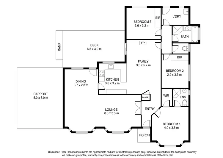 Floorplan of Homely house listing, 8 Marlow Court, Mount Gambier SA 5290