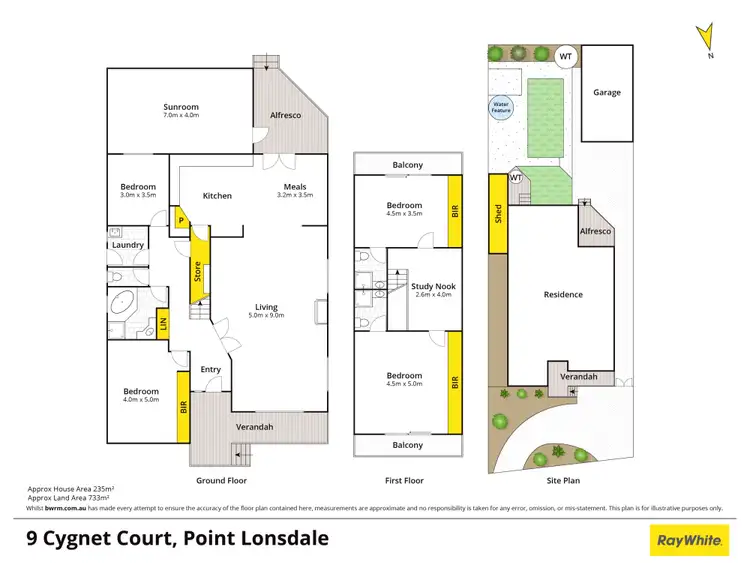 Floorplan of Homely house listing, 9 Cygnet Court, Queenscliff VIC 3225