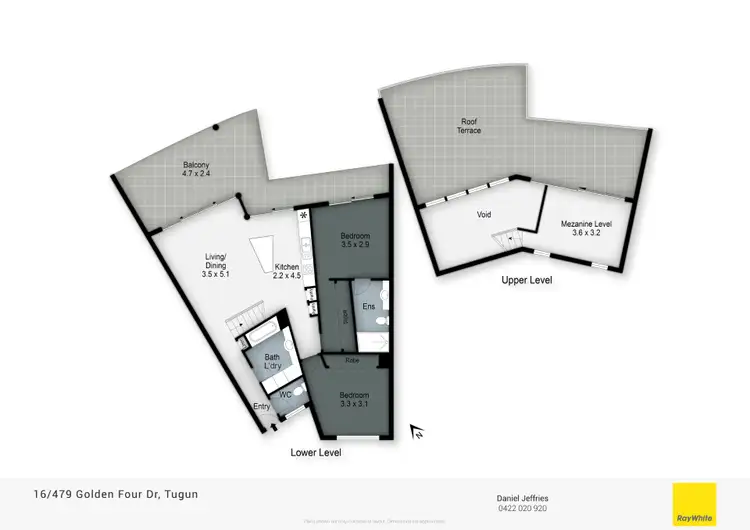 Floorplan of Homely apartment listing, 16/483 Golden Four Drive, Tugun QLD 4224