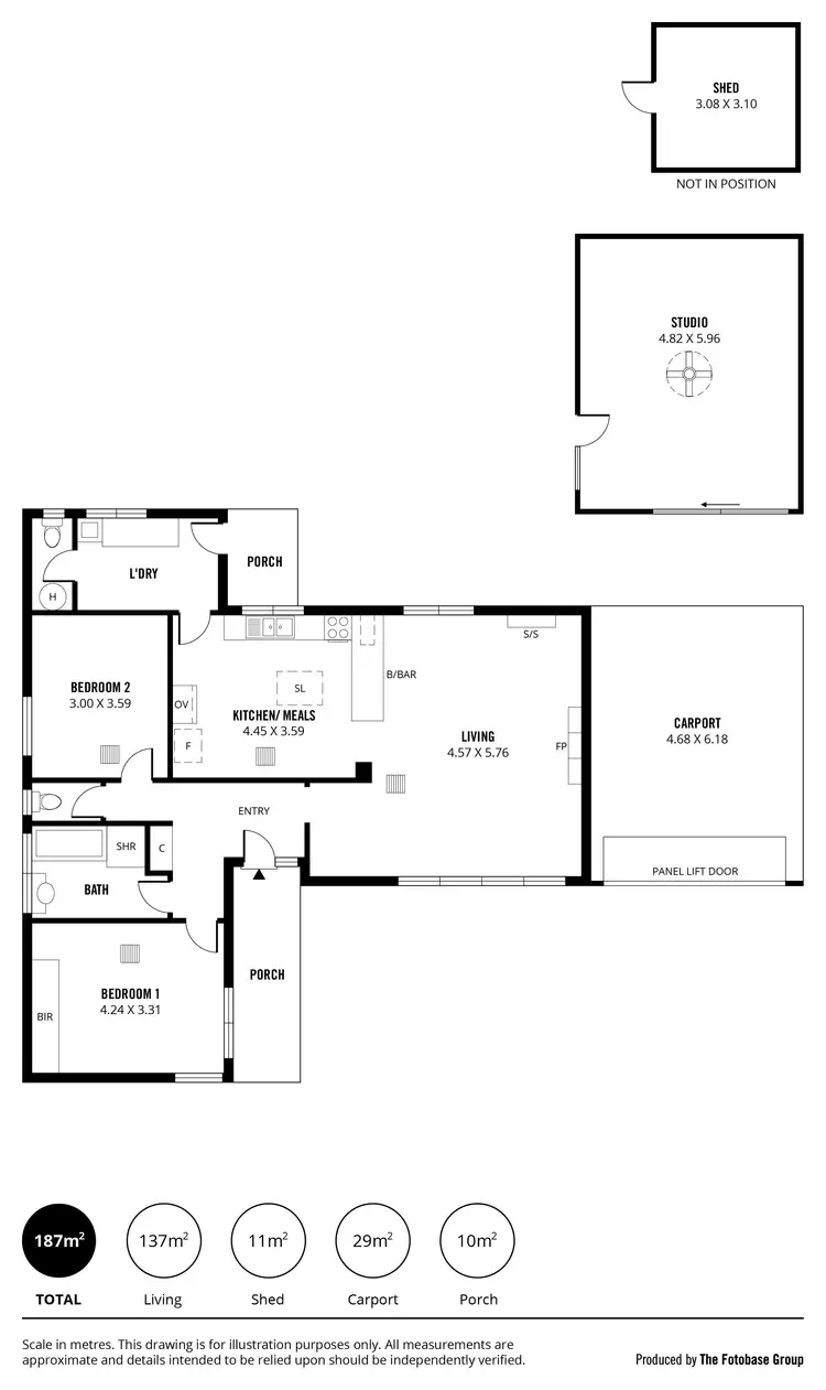 Floorplan of Homely house listing, 1 Briar Court, Fulham Gardens SA 5024
