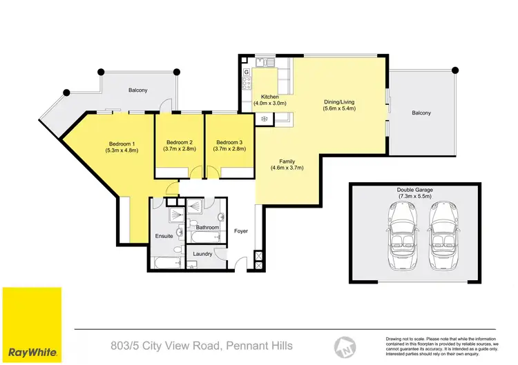 Floorplan of Homely apartment listing, 803/5 City View Road, Pennant Hills NSW 2120