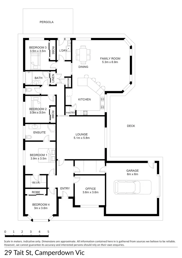Floorplan of Homely house listing, 29 Tait Street, Camperdown VIC 3260