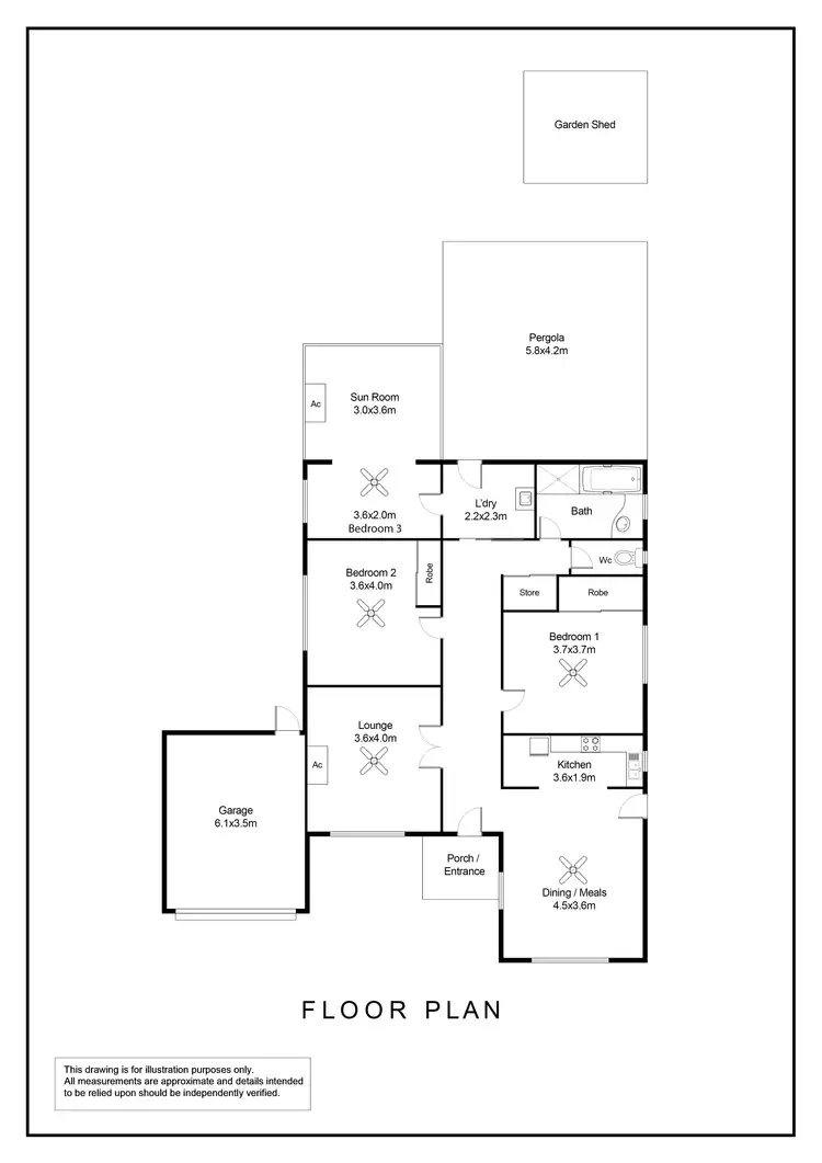Floorplan of Homely house listing, 596 Grange Road, Henley Beach SA 5022