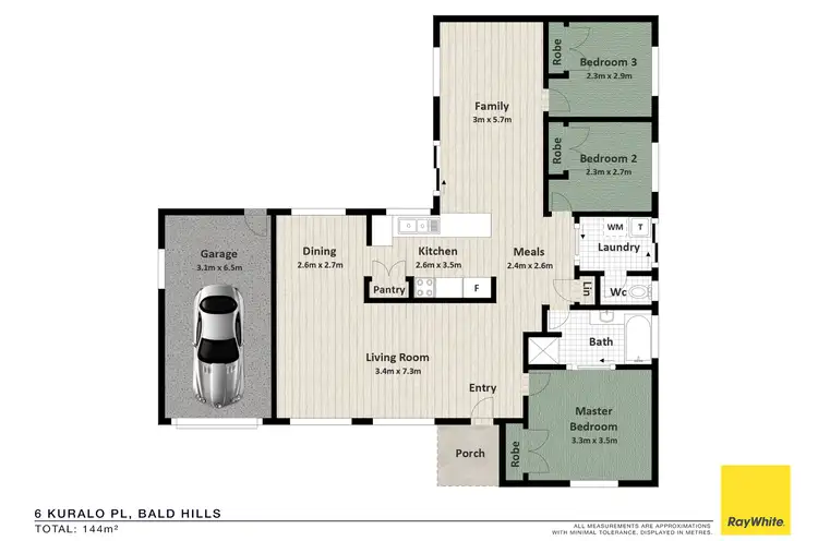 Floorplan of Homely house listing, 6 Kuralo Place, Bald Hills QLD 4036