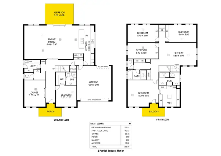 Floorplan of Homely house listing, 2 Pethick Terrace, Marion SA 5043