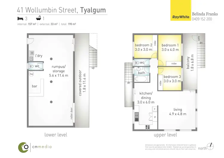Floorplan of Homely rural property listing, 41 Wollumbin Street, Tyalgum NSW 2484