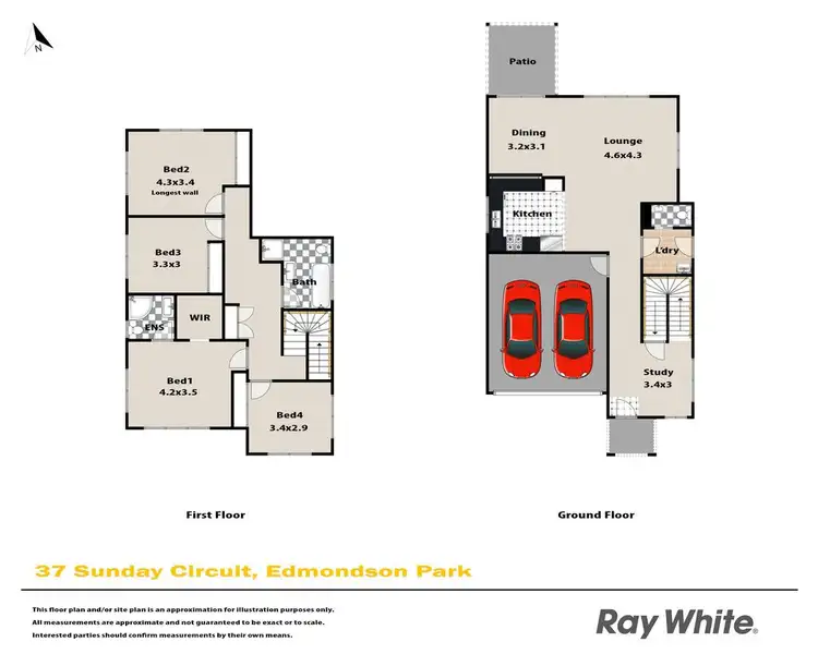Floorplan of Homely house listing, 37 Sunday Circuit, Edmondson Park NSW 2174