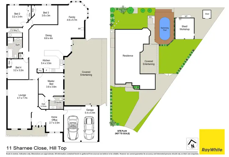 Floorplan of Homely house listing, 11 Sharnee Close, Hill Top NSW 2575