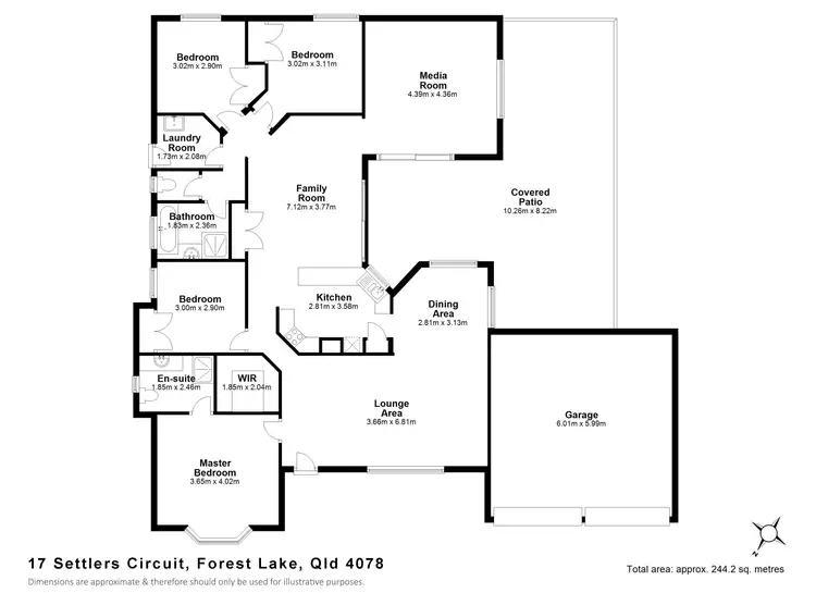 Floorplan of Homely house listing, 17 Settlers Circuit, Forest Lake QLD 4078