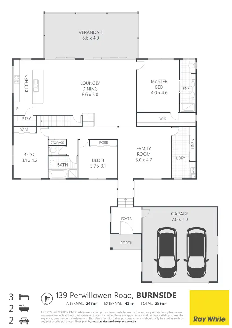 Floorplan of Homely house listing, 139 Perwillowen Road, Burnside QLD 4560