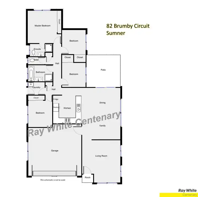 Floorplan of Homely house listing, 82 Brumby Circuit, Sumner QLD 4074