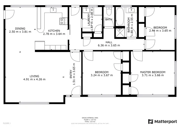 Floorplan of Homely house listing, 62 Pye Street, Swan Hill VIC 3585