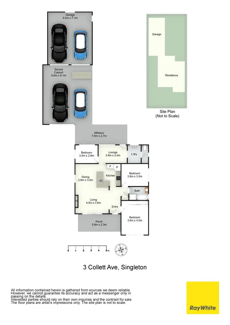 Floorplan of Homely house listing, 3 Collett Avenue, Singleton NSW 2330