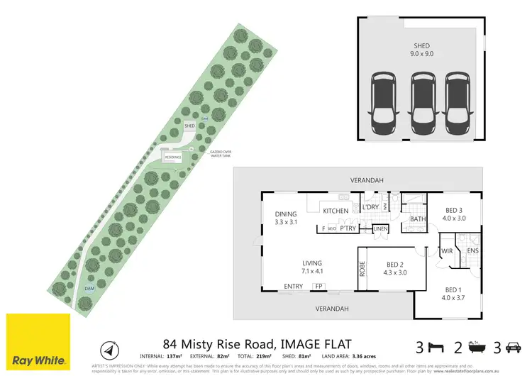 Floorplan of Homely house listing, 84 Misty Rise Road, Image Flat QLD 4560