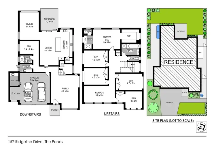 Floorplan of Homely house listing, 152 Ridgeline Drive, The Ponds NSW 2769