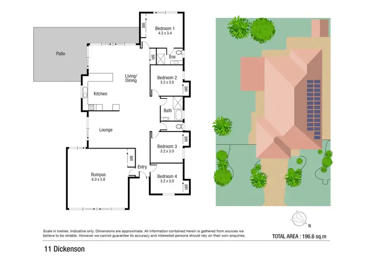 Floorplan of Homely house listing, 11 Dickenson Place, Kirwan QLD 4817