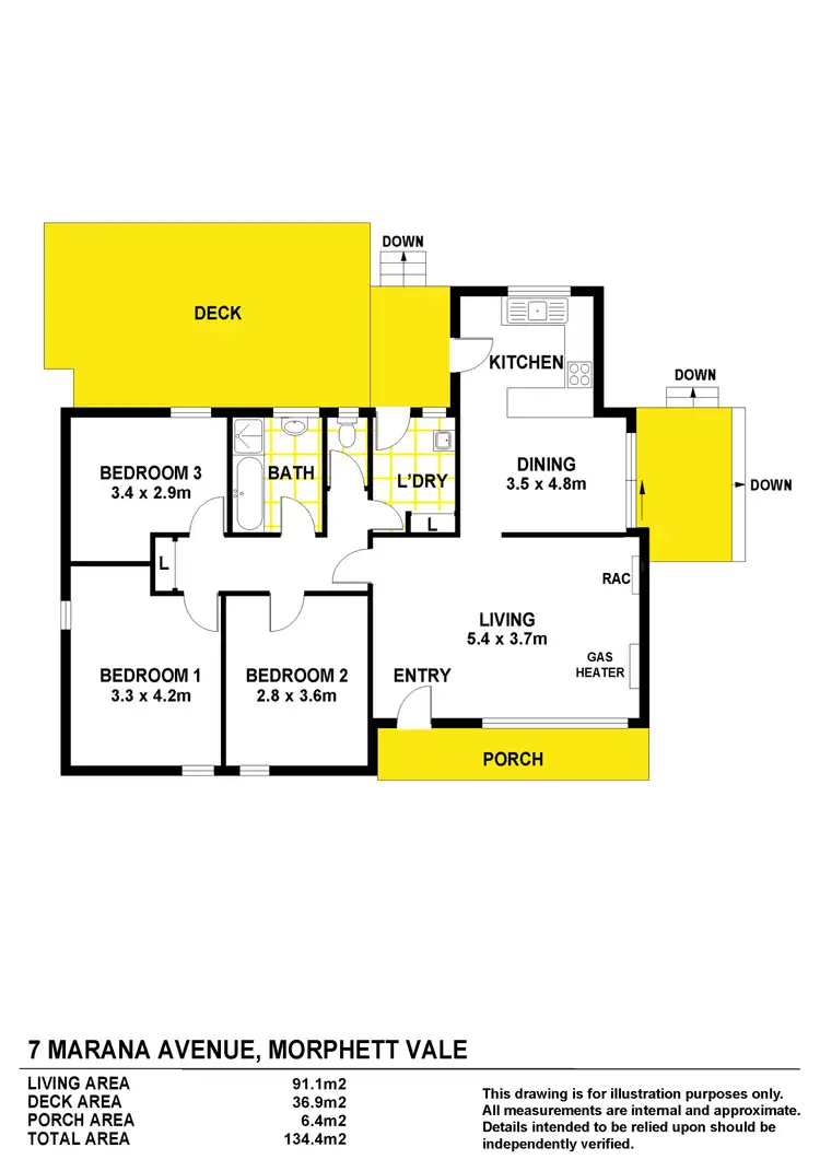 Floorplan of Homely house listing, 7 Marana Avenue, Morphett Vale SA 5162