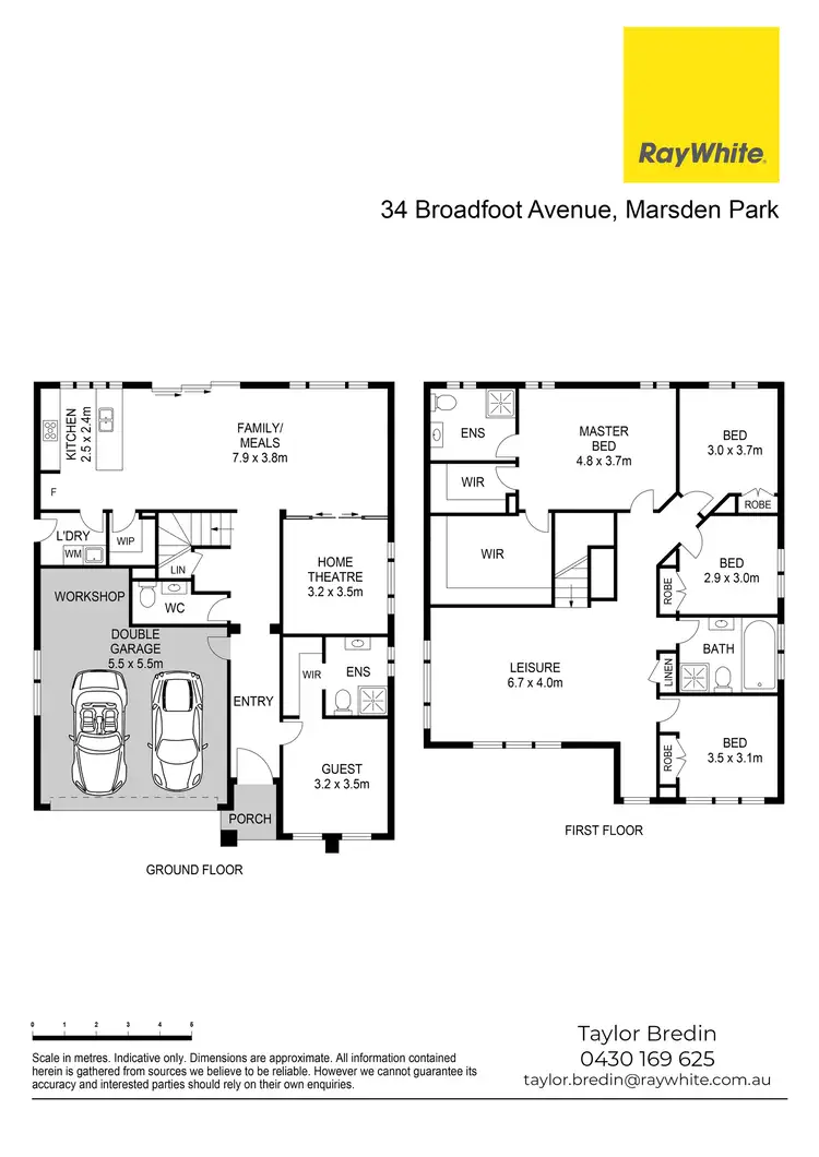 Floorplan of Homely house listing, 34 Broadfoot Avenue, Marsden Park NSW 2765