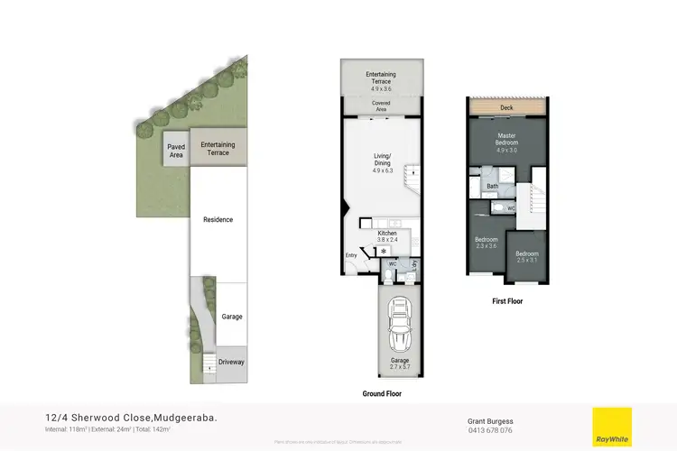 Floorplan of Homely townhouse listing, 12/4 Sherwood Close, Mudgeeraba QLD 4213