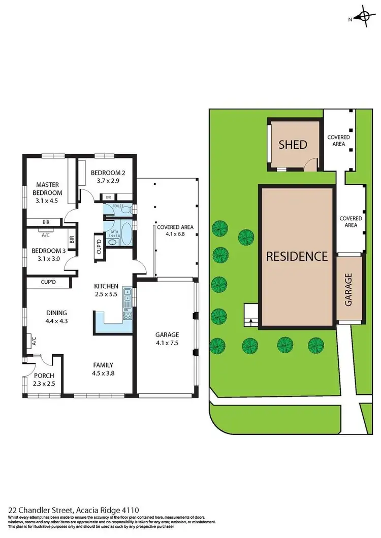 Floorplan of Homely house listing, 22 Chandler Street, Acacia Ridge QLD 4110