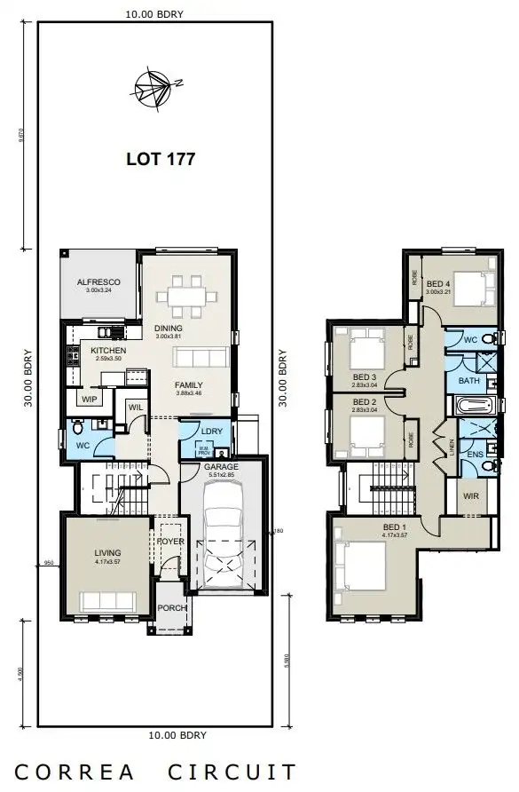 Floorplan of Homely house listing, 16 Correa Circuit, Gregory Hills NSW 2557