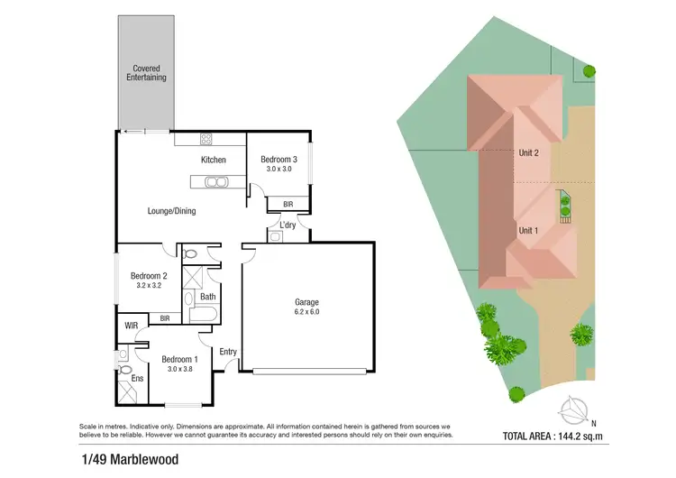 Floorplan of Homely house listing, 1/49 Marblewood Circuit, Mount Low QLD 4818