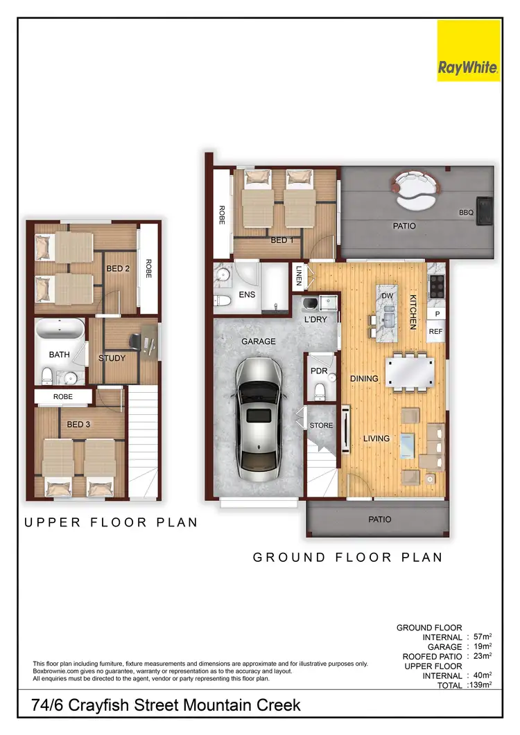 Floorplan of Homely unit listing, 74/6 Crayfish Street, Mountain Creek QLD 4557