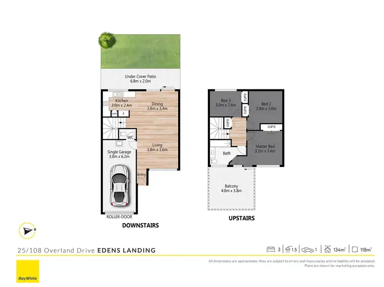 Floorplan of Homely townhouse listing, 25/108 Overland Drive, Edens Landing QLD 4207