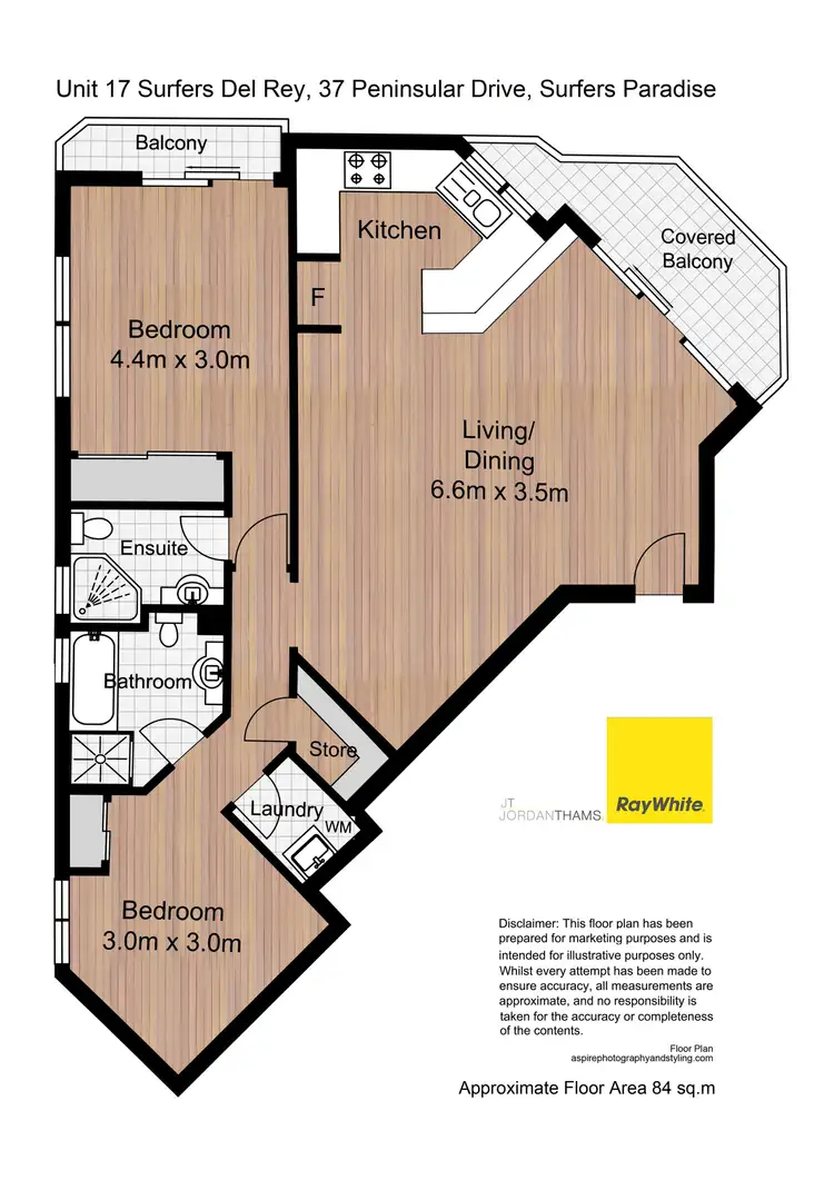 Floorplan of Homely apartment listing, 17/37 Peninsular Drive, Surfers Paradise QLD 4217