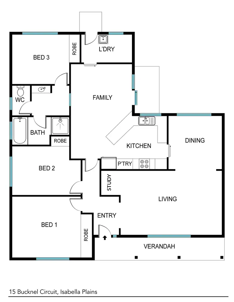 Floorplan of Homely house listing, 15 Bucknel Circuit, Isabella Plains ACT 2905