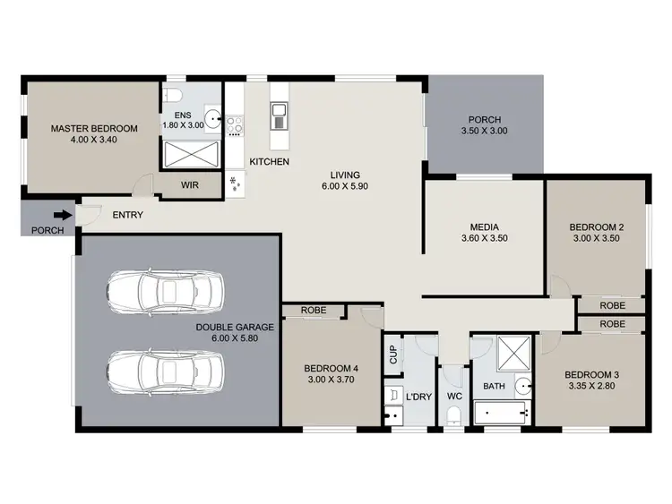 Floorplan of Homely house listing, 22 Koolivoo Parade, Boyne Island QLD 4680