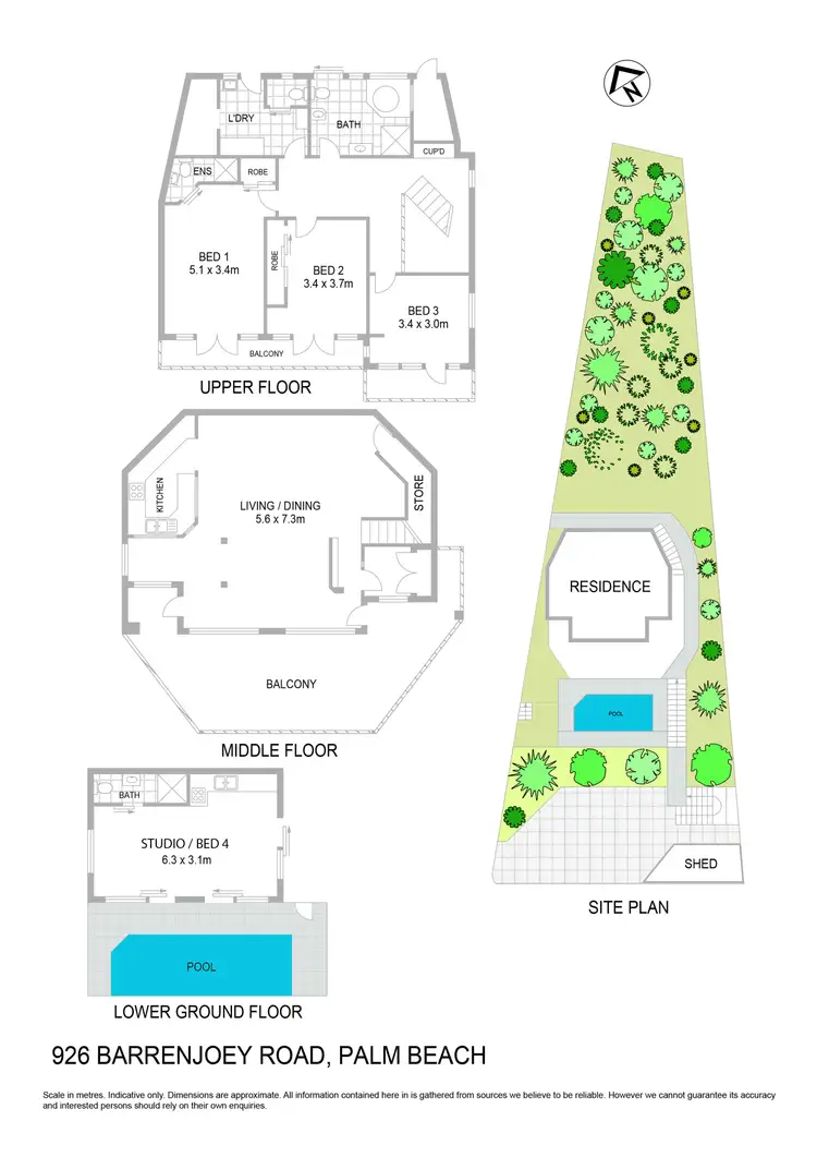 Floorplan of Homely house listing, 926 Barrenjoey Road, Palm Beach NSW 2108