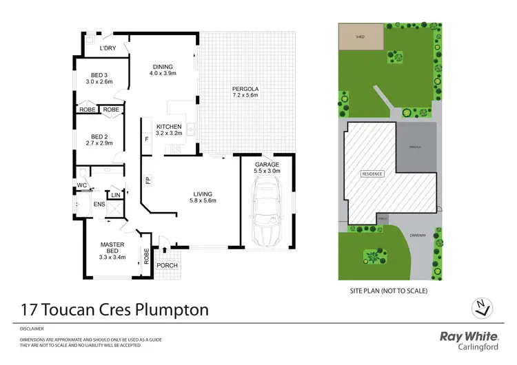 Floorplan of Homely house listing, 17 Toucan Crescent, Plumpton NSW 2761