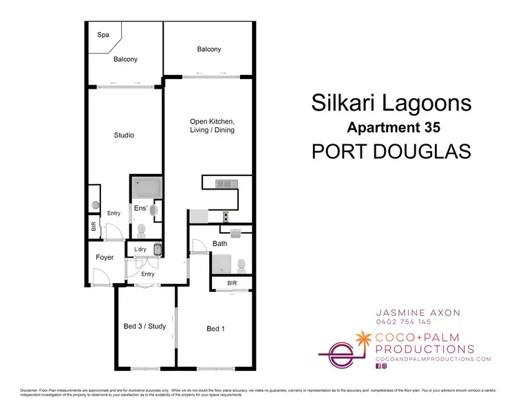 Floorplan of Homely apartment listing, 35A & B/2-16 Langley Road, Port Douglas QLD 4877