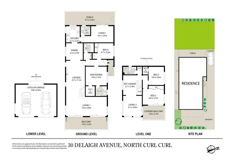 Floorplan of Homely house listing, 30 Delaigh Avenue, North Curl Curl NSW 2099
