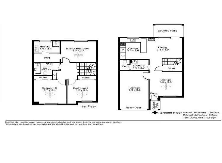 Floorplan of Homely townhouse listing, 1/11-13 Montree Circuit, Kallangur QLD 4503