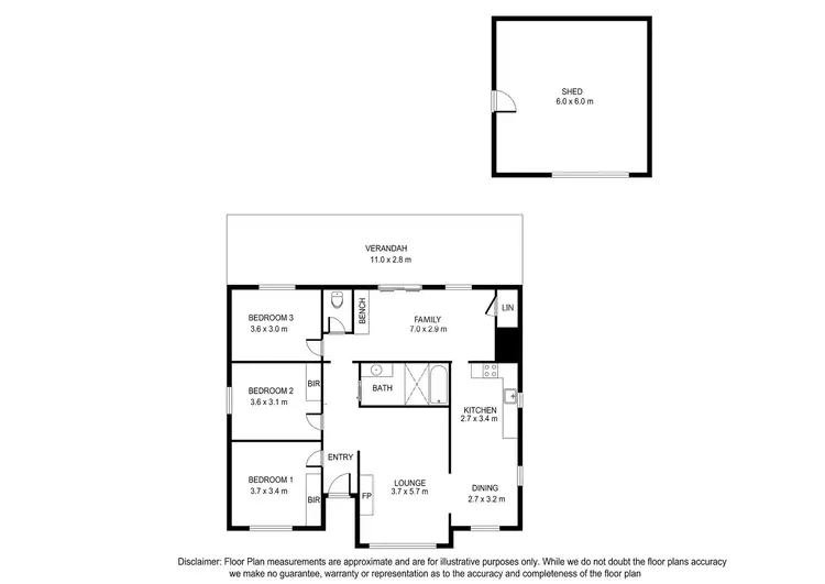 Floorplan of Homely house listing, 94 Crouch Street South, Mount Gambier SA 5290