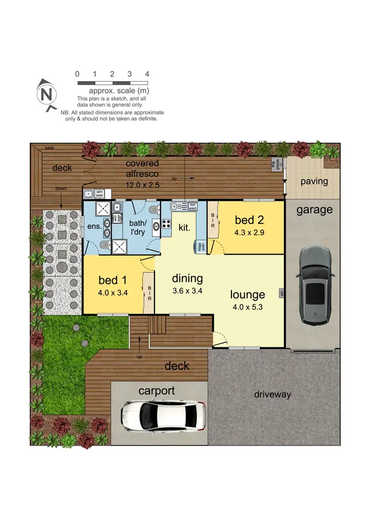 Floorplan of Homely unit listing, 1/14 Hygeia Parade, Ringwood North VIC 3134