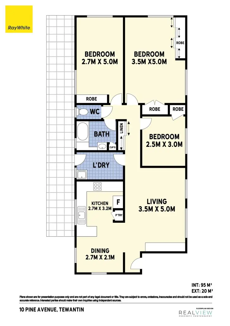 Floorplan of Homely house listing, 10 Pine Avenue, Tewantin QLD 4565