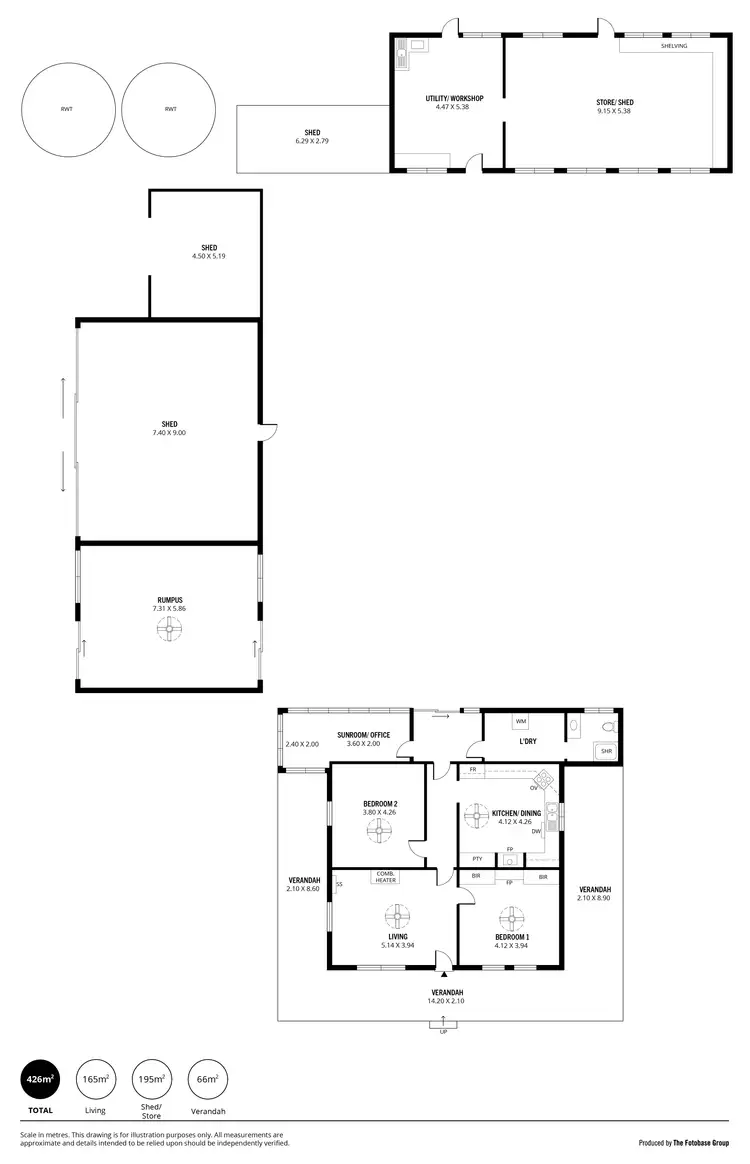 Floorplan of Homely house listing, 1115 Wellington Road, Highland Valley SA 5255