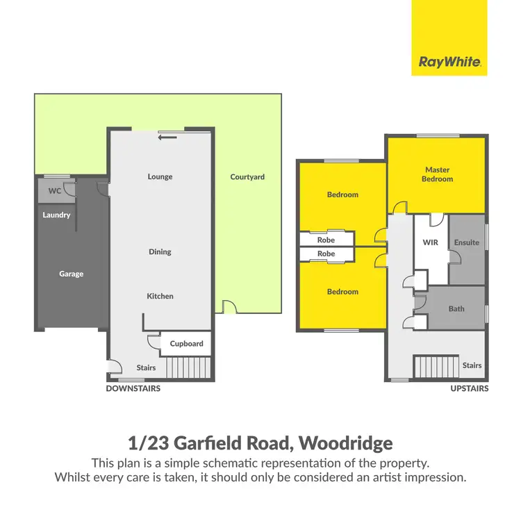 Floorplan of Homely townhouse listing, 1/23-37 Garfield Road, Woodridge QLD 4114