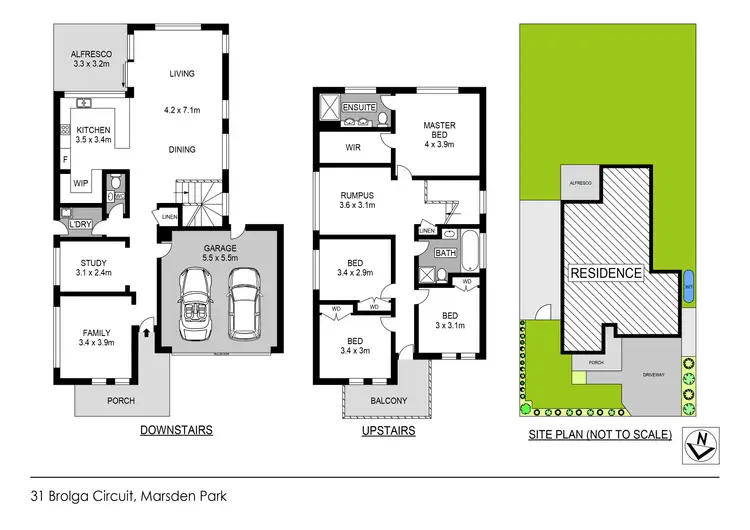 Floorplan of Homely house listing, 31 Brolga Circuit, Marsden Park NSW 2765