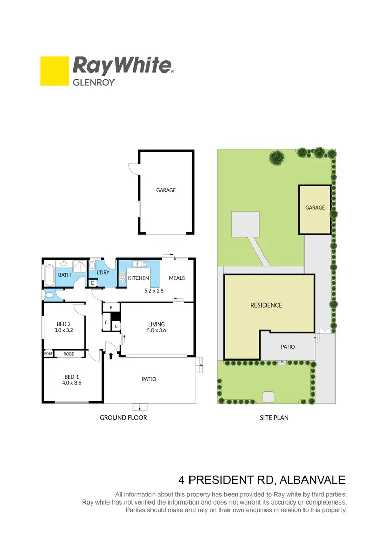 Floorplan of Homely house listing, 4 President Road, Albanvale VIC 3021
