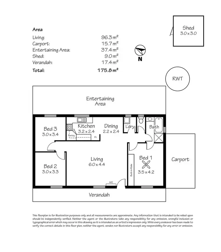 Floorplan of Homely house listing, 3/52 Murray Street, Strathalbyn SA 5255