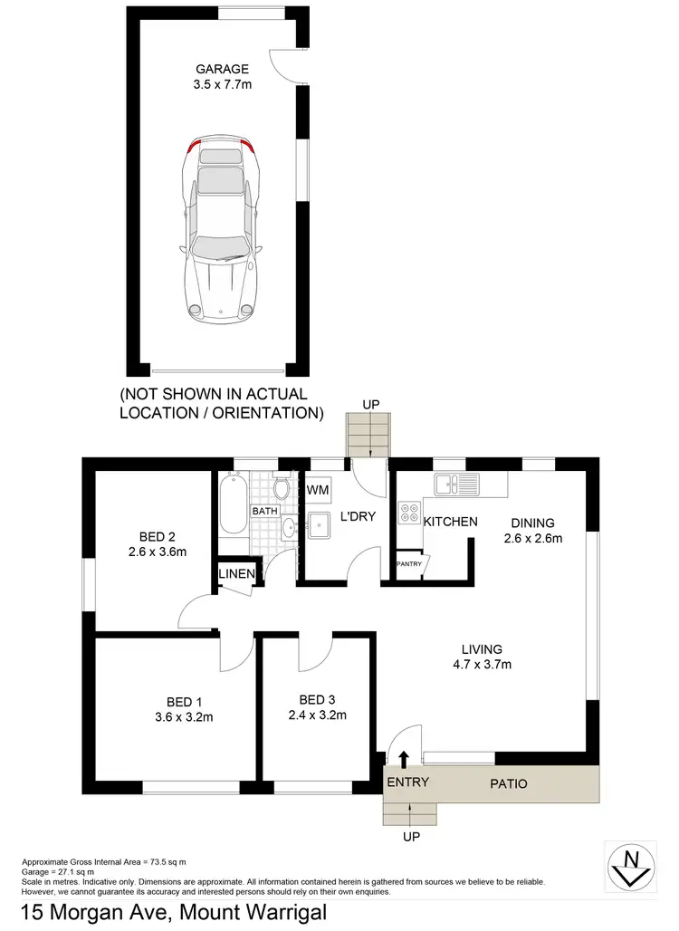 Floorplan of Homely house listing, 15 Morgan Avenue, Mount Warrigal NSW 2528