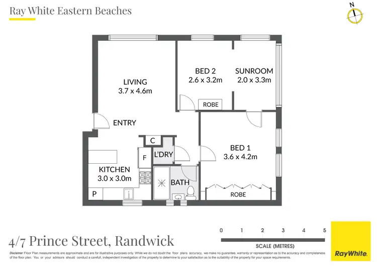 Floorplan of Homely apartment listing, 4/7 Prince Street, Randwick NSW 2031